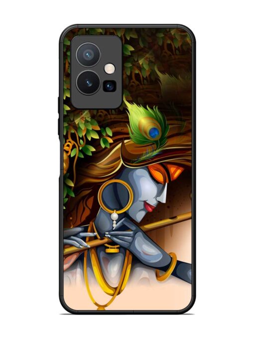 Krishna Glossy Metal Phone Cover for Vivo T1 (5G) Zapvi