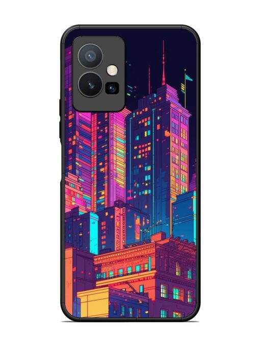 City View Glossy Metal Phone Cover for Vivo T1 (5G) Zapvi