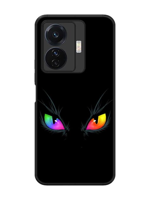 Cat Eyes Glossy Metal Phone Cover for Vivo T1 Pro (5G) Zapvi