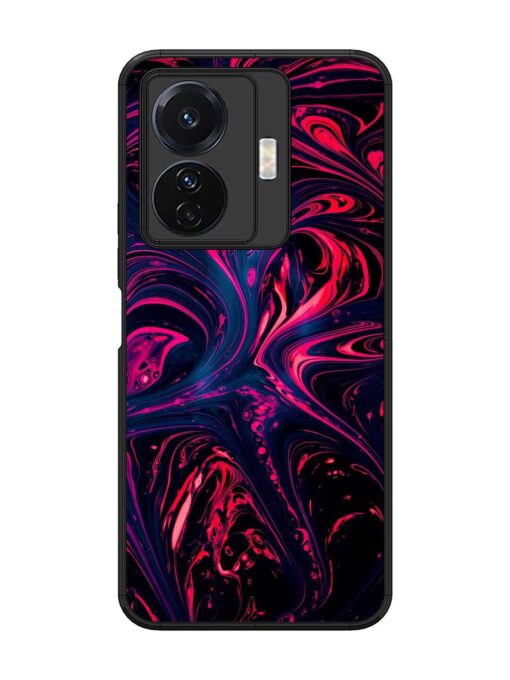 Abstract Background Glossy Metal Phone Cover for Vivo T1 Pro (5G) Zapvi