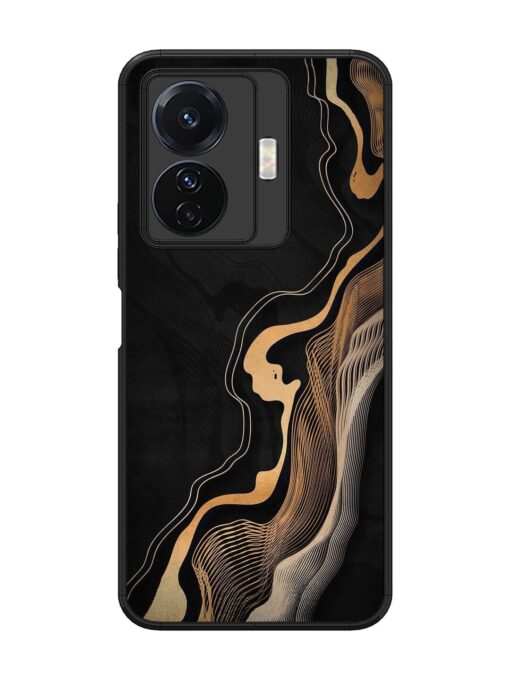 Abstract Art Glossy Metal TPU Phone Cover for Vivo T1 Pro (5G) Zapvi