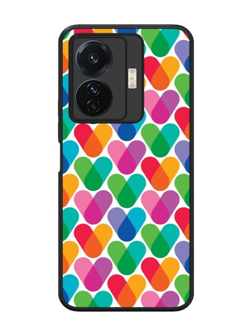 Overlapping Colors Colorful Glossy Metal TPU Phone Cover for Vivo T1 Pro (5G) Zapvi