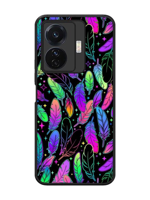 Bright Multi Colored Seamless Glossy Metal Phone Cover for Vivo T1 Pro (5G)