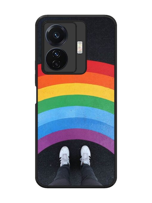 Legs Rainbow Glossy Metal TPU Phone Cover for Vivo T1 Pro (5G) Zapvi