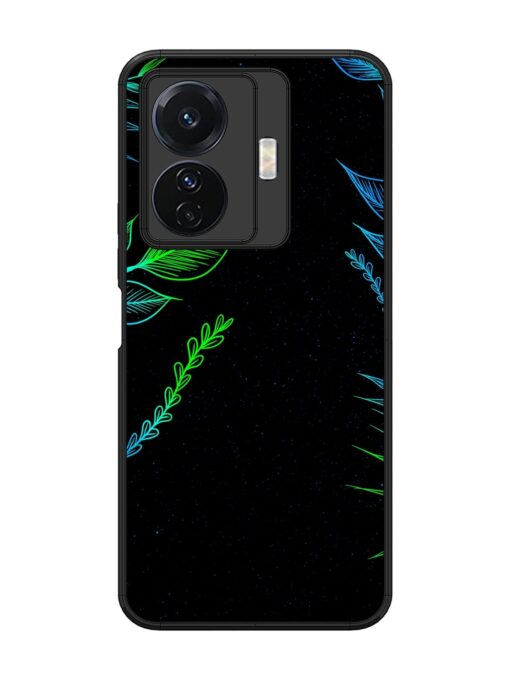 Aesthetic Neon Glossy Metal Phone Cover for Vivo T1 Pro (5G)