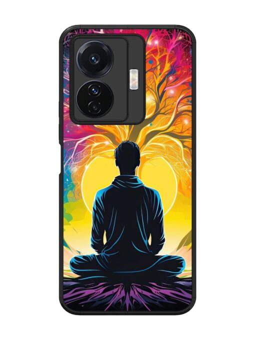 Mind Colourful Glossy Metal Phone Cover for Vivo T1 Pro (5G) Zapvi