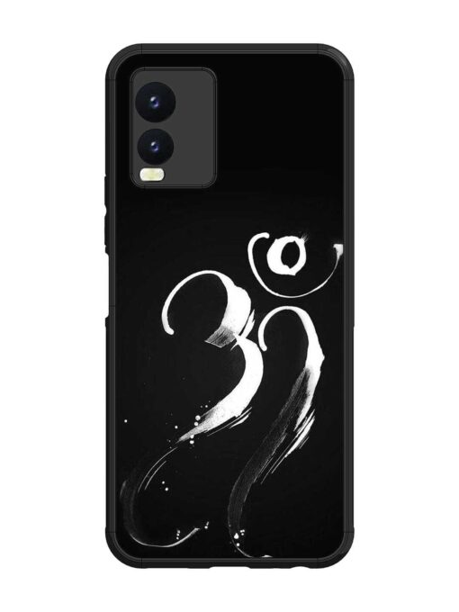 Om Logo Glossy Metal Phone Cover for Vivo T1X