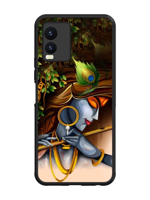 Krishna Glossy Metal Phone Cover for Vivo T1X Zapvi