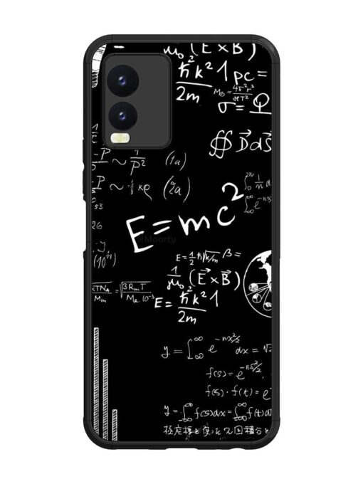 E=Mc2 Mass?Energy Equivalence Glossy Metal Phone Cover for Vivo T1X