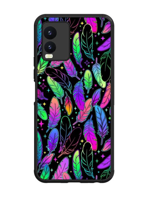 Bright Multi Colored Seamless Glossy Metal Phone Cover for Vivo T1X