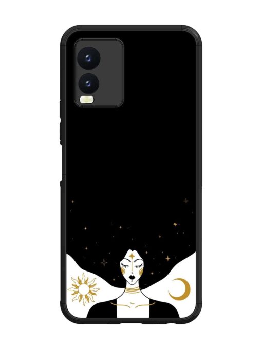 Mystical Vector Vintage Glossy Metal TPU Phone Cover for Vivo T1X