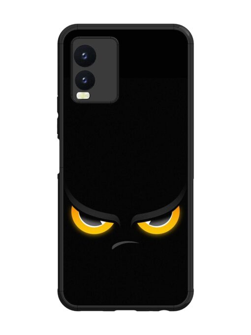 Scary Yellow Eye Glossy Metal TPU Phone Cover for Vivo T1X Zapvi