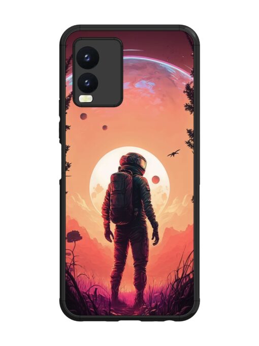 Red Sky At Morning Glossy Metal Phone Cover for Vivo T1X Zapvi