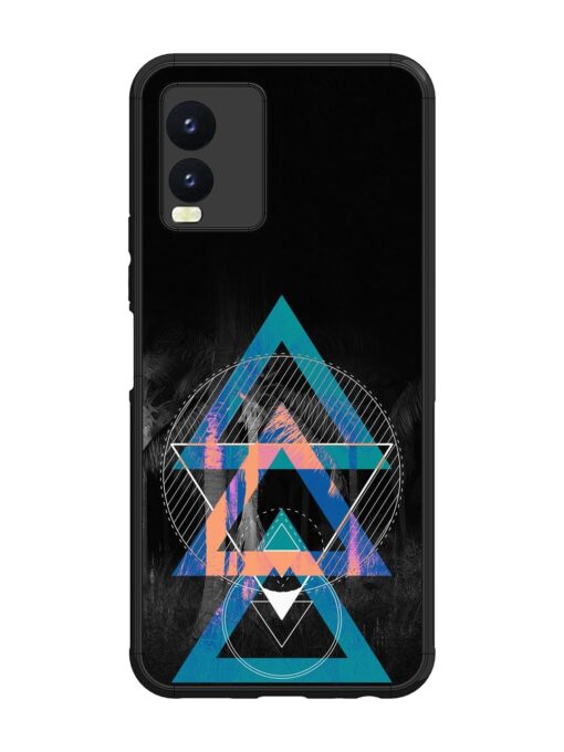 Indie Cross Glossy Metal Phone Cover for Vivo T1X Zapvi