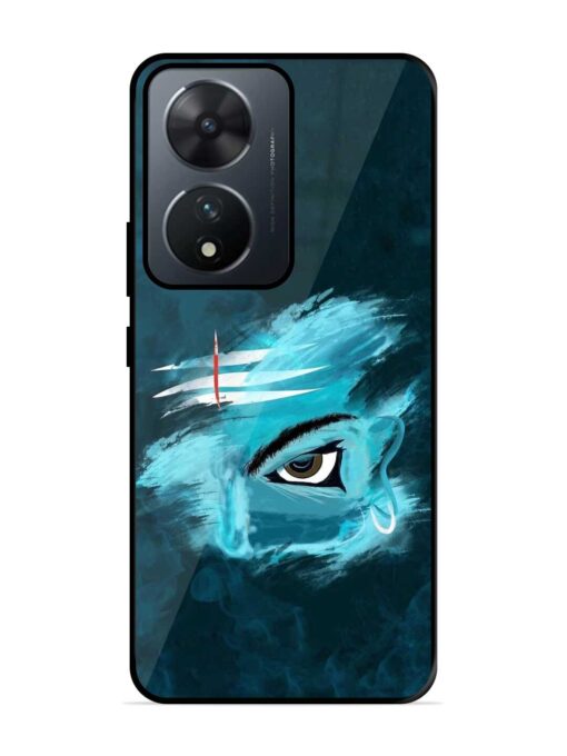 Lord Shiva Glossy Metal Phone Cover for Vivo T2 (5G)