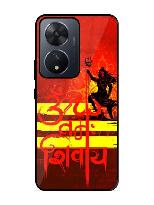 Illustration Lord Shiva Glossy Metal TPU Phone Cover for Vivo T2 (5G)