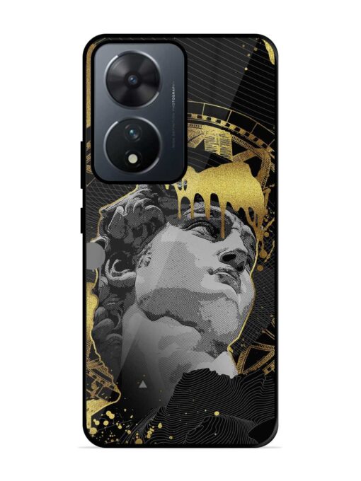 Roman Face Glossy Metal Phone Cover for Vivo T2 (5G) Zapvi