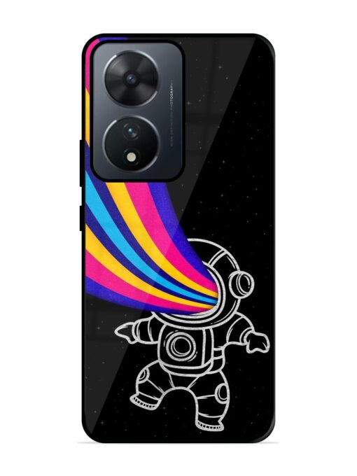 Astronaut Glossy Metal TPU Phone Cover for Vivo T2 (5G)