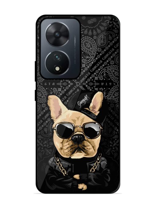 Gangsta Cool Sunmetales Dog Glossy Metal Phone Cover for Vivo T2 (5G)