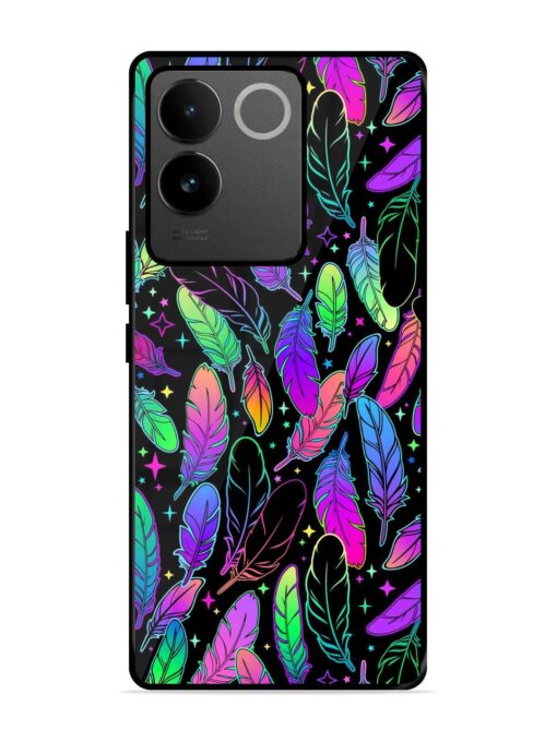 Bright Multi Colored Seamless Glossy Metal Phone Cover for Vivo T2 Pro (5G) Zapvi