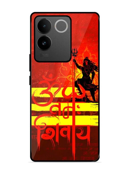 Illustration Lord Shiva Glossy Metal TPU Phone Cover for Vivo T2 Pro (5G) Zapvi