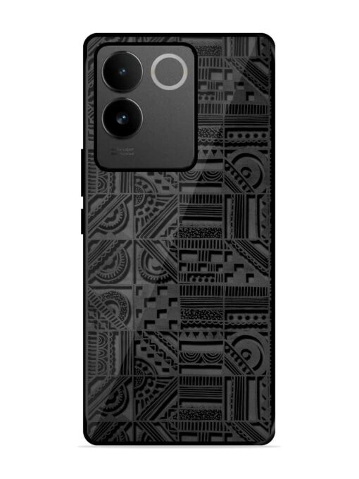 Seamless Pattern Glossy Metal Phone Cover for Vivo T2 Pro (5G) Zapvi