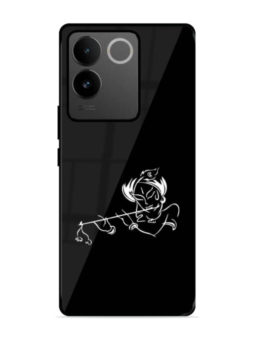 Krishna Flute Glossy Metal Phone Cover for Vivo T2 Pro (5G) Zapvi