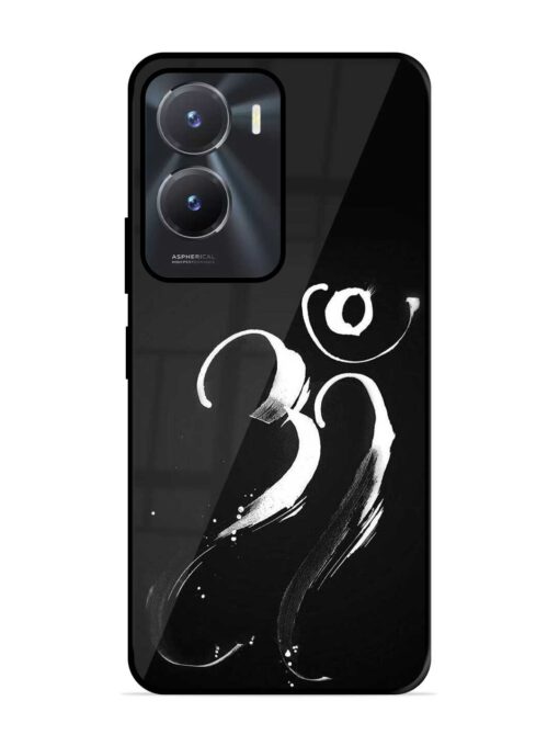 Om Logo Glossy Metal Phone Cover for Vivo T2X (5G)