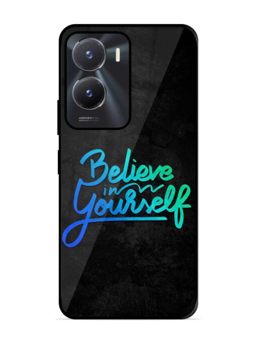 Believe In Yourself Glossy Metal Phone Cover for Vivo T2X (5G)