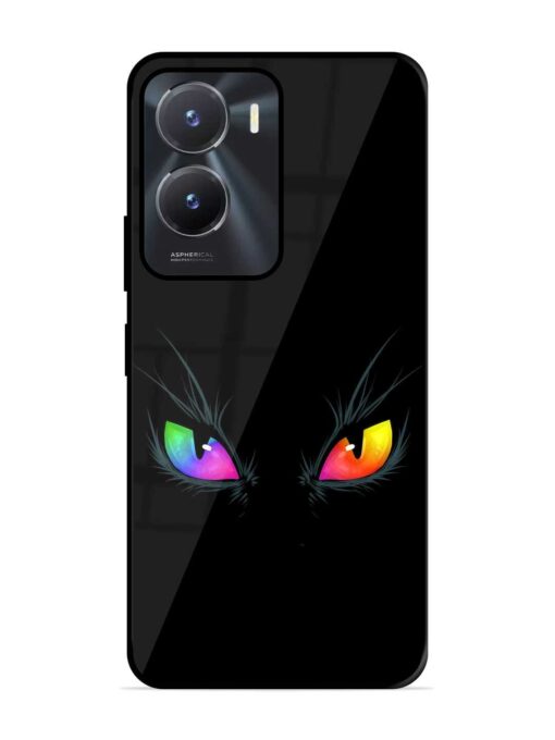 Cat Eyes Glossy Metal Phone Cover for Vivo T2X (5G)