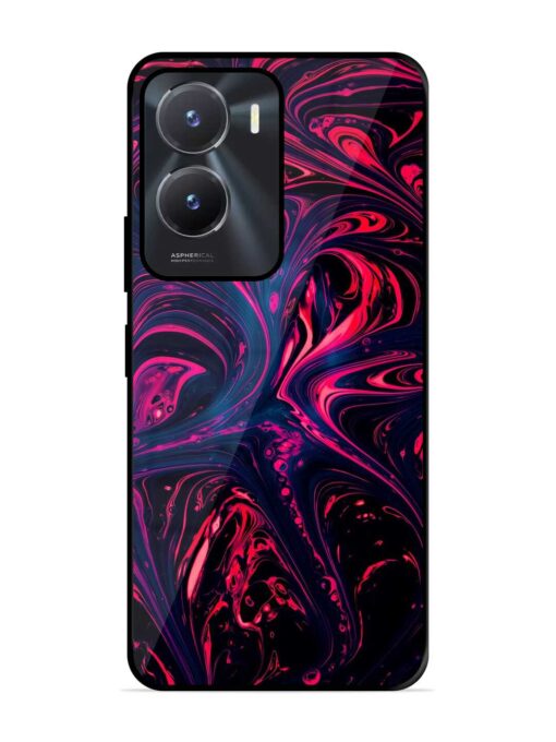 Abstract Background Glossy Metal Phone Cover for Vivo T2X (5G) Zapvi