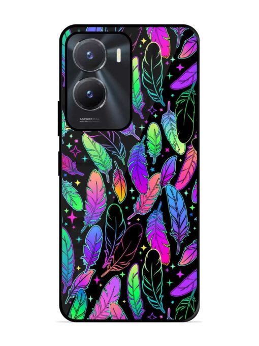 Bright Multi Colored Seamless Glossy Metal Phone Cover for Vivo T2X (5G)