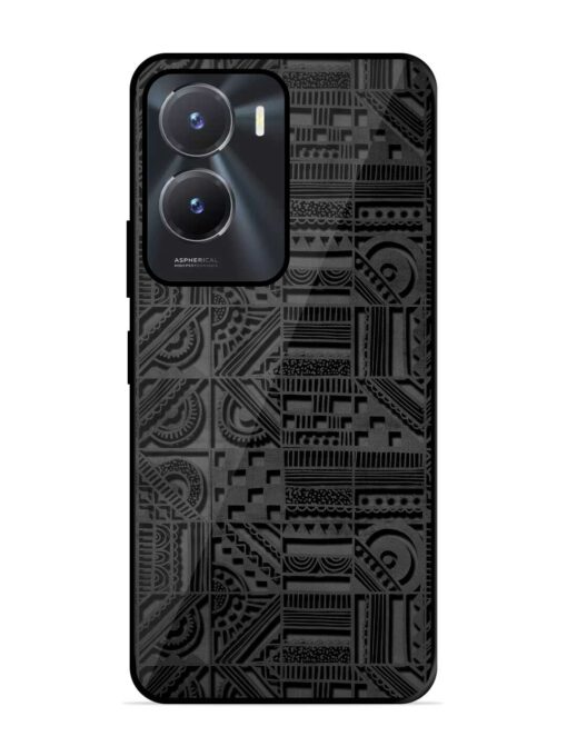 Seamless Pattern Glossy Metal Phone Cover for Vivo T2X (5G)