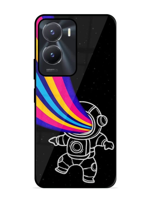 Astronaut Glossy Metal TPU Phone Cover for Vivo T2X (5G)