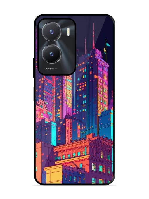 City View Glossy Metal Phone Cover for Vivo T2X (5G)