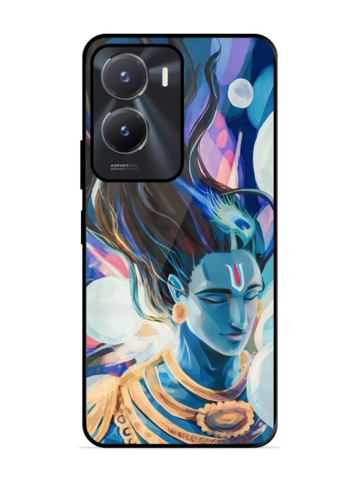 Bhagwan Sri Krishna Glossy Metal Phone Cover for Vivo T2X (5G)