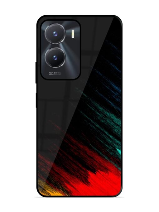 Color Pattern Glossy Metal Phone Cover for Vivo T2X (5G)