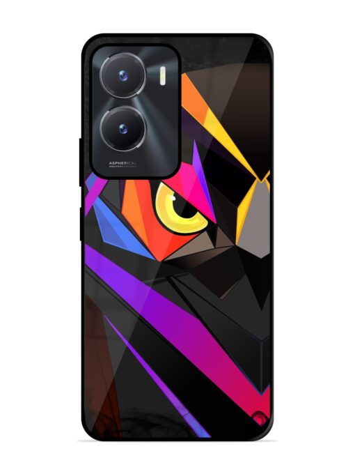 Wpap Owl Glossy Metal Phone Cover for Vivo T2X (5G)