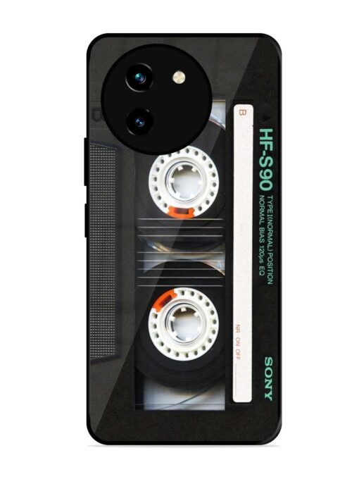 Sony Hf-S90 Cassette Glossy Metal Phone Cover for Vivo T3X (5G)