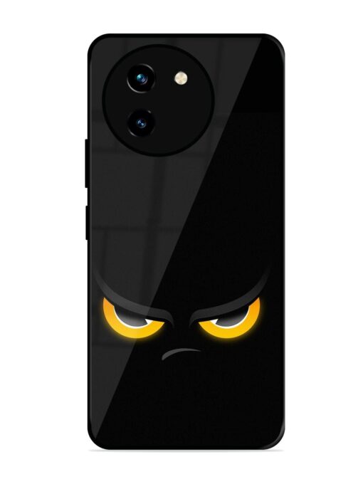 Scary Yellow Eye Glossy Metal TPU Phone Cover for Vivo T3X (5G) Zapvi