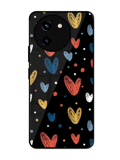 Happy Valentines Day Glossy Metal TPU Phone Cover for Vivo T3X (5G) Zapvi