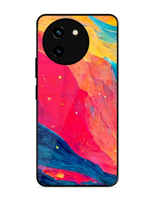 Starry Night Glossy Metal Phone Cover for Vivo T3X (5G) Zapvi