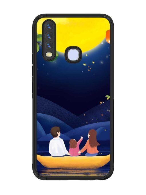 Happy Family And Beautiful View Glossy Metal Phone Cover for Vivo U10 Zapvi