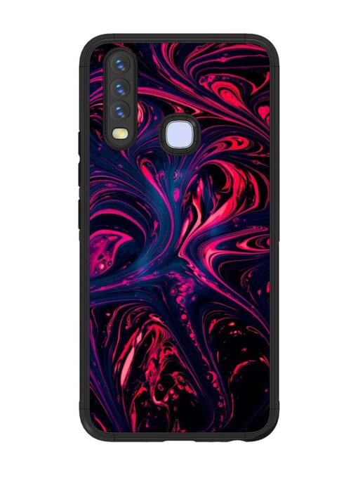 Abstract Background Glossy Metal Phone Cover for Vivo U10 Zapvi