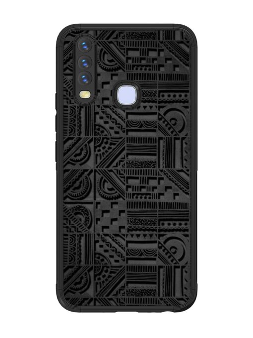 Seamless Pattern Glossy Metal Phone Cover for Vivo U10 Zapvi