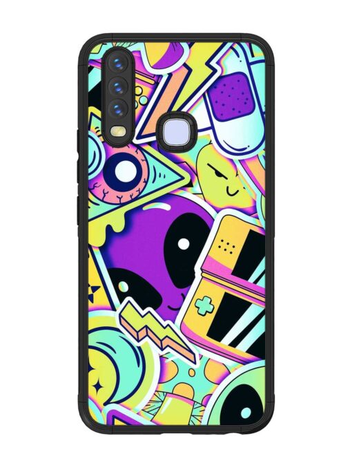 Scratch Art Glossy Metal Phone Cover for Vivo U10 Zapvi