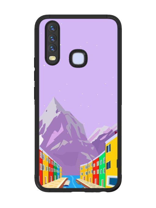 Venice City Illustration Glossy Metal Phone Cover for Vivo U10 Zapvi