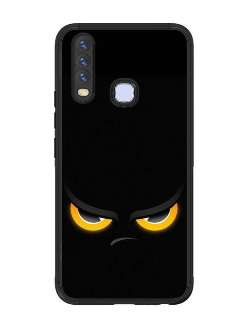 Scary Yellow Eye Glossy Metal TPU Phone Cover for Vivo U10 Zapvi