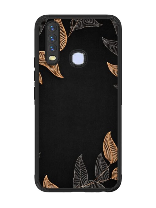 Foliage Art Glossy Metal Phone Cover for Vivo U10 Zapvi