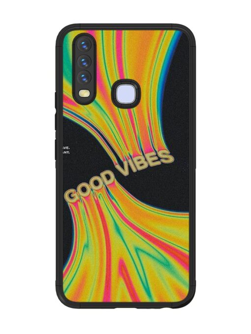 Good Vibes Glossy Metal Phone Cover for Vivo U10 Zapvi